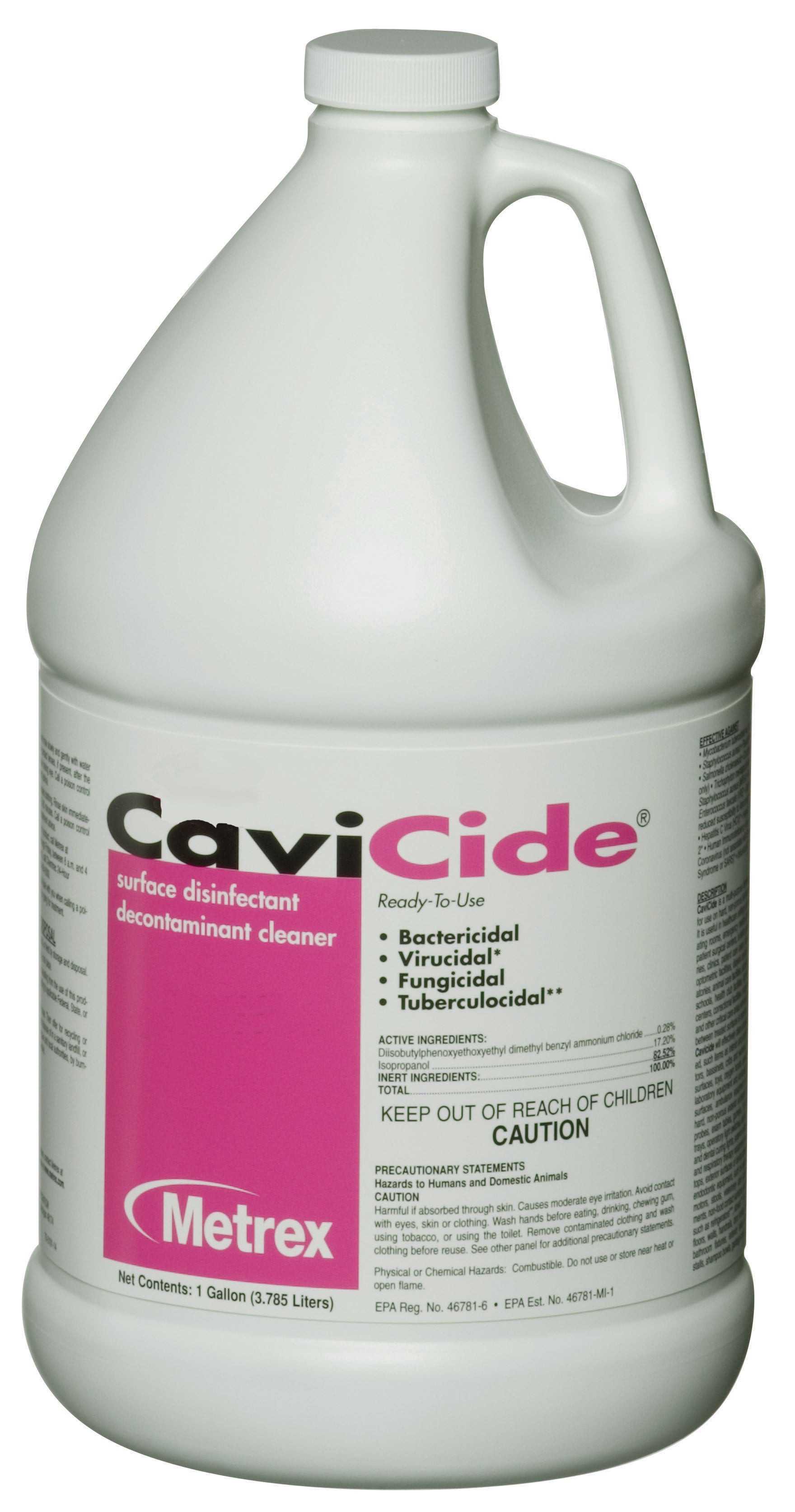Metrex 13-1000 CaviCide Surface Disinfectant Decontaminant Cleaner 1 Gallon Metrex 13-1000 CaviCide Surface Disinfectant Decontaminant Cleaner 1 Gallon